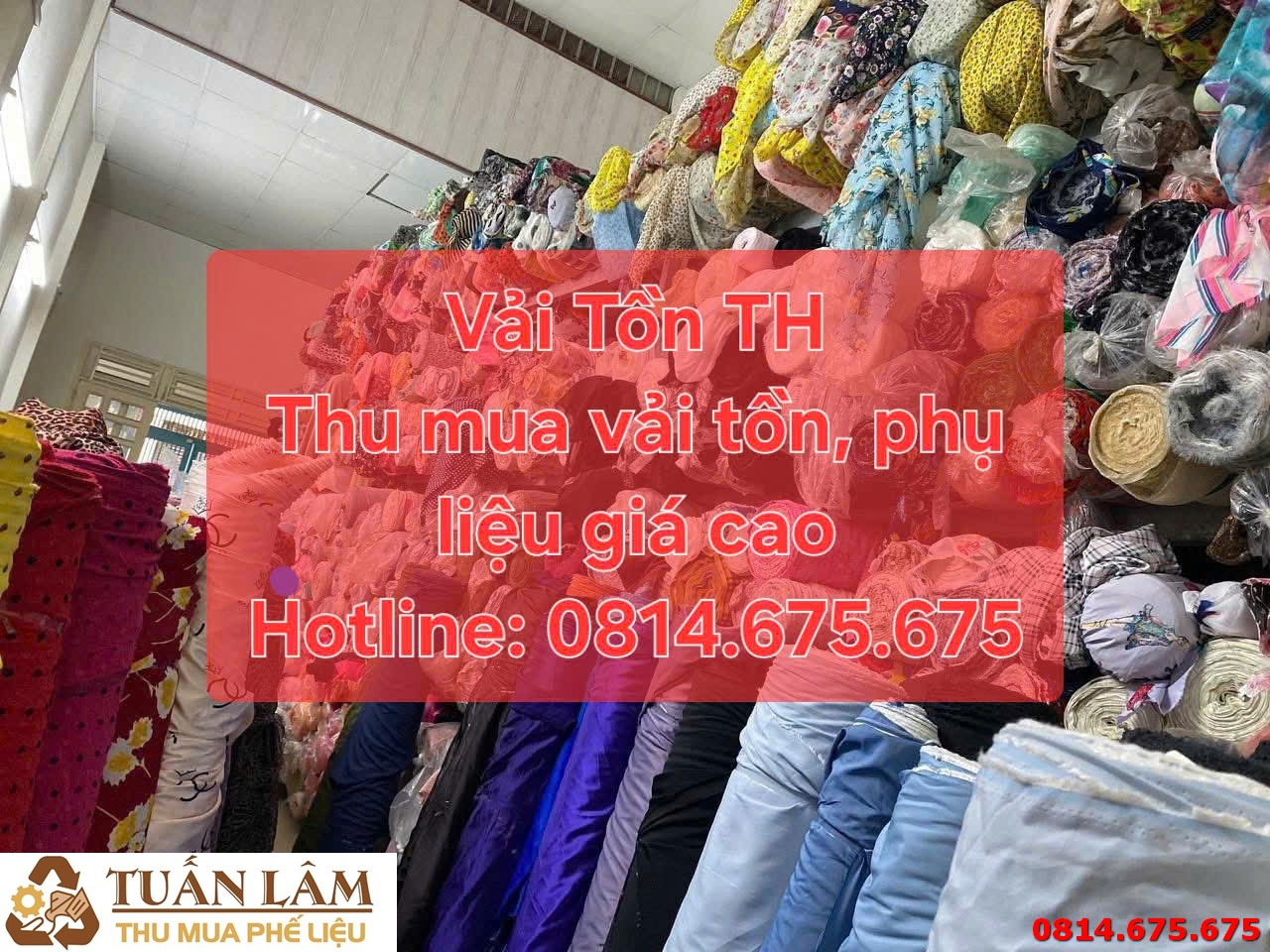 Thu Mua Vải Dư, Phụ Liệu May Mặc – Nhận Thanh Lý Kho